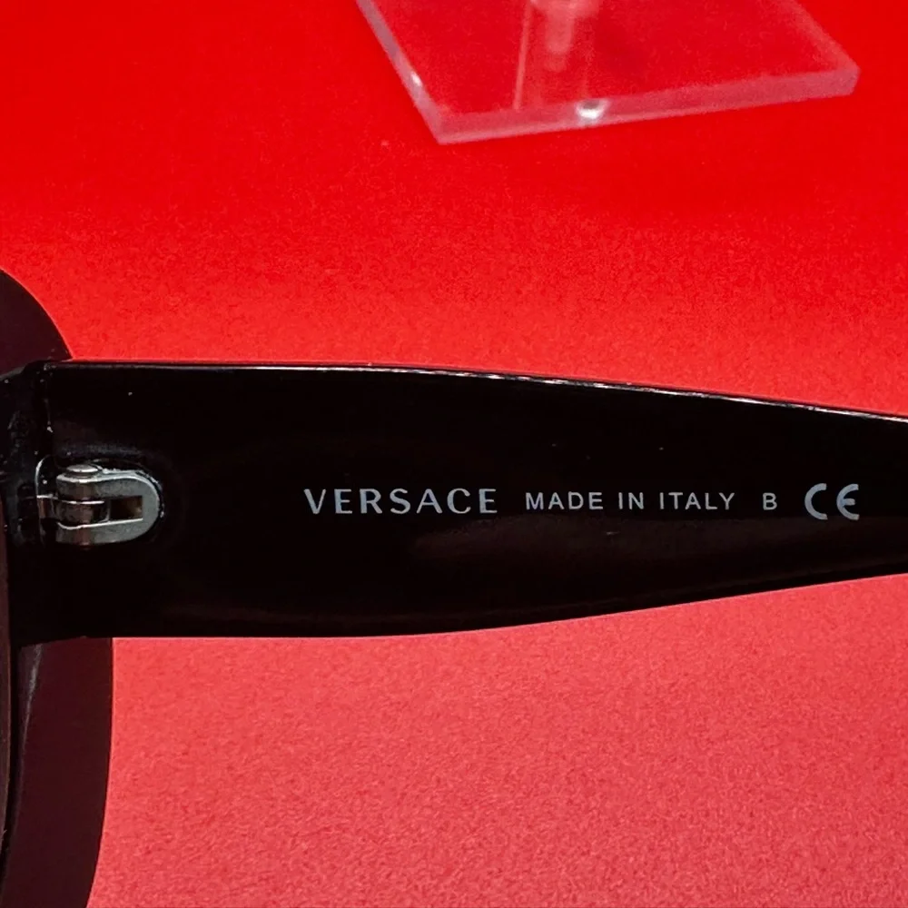 Versace Glitter Medusa Sunglasses